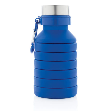 Leakproof collapsible silicone drinkware bottle with lid from XD Collection