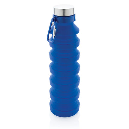 Leakproof collapsible silicone drinkware bottle with lid from XD Collection
