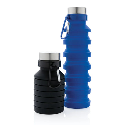  portable silicone bottle with lid.