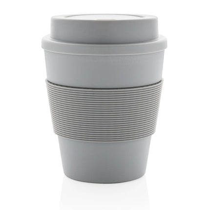 Reusable XD Collection coffee cup with screw lid