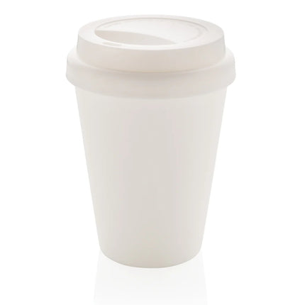  300ml drinkware with sleek design and insulated double wall construction.