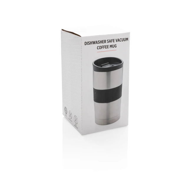  stainless steel drinkware with spill-proof lid and ergonomic design.