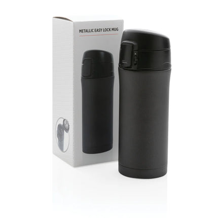 Metallic XD Collection easy lock vacuum mug for hot and cold drinks