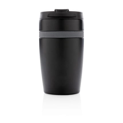 Black Sierra leak-proof vacuum coffee tumbler by XD Xclusive