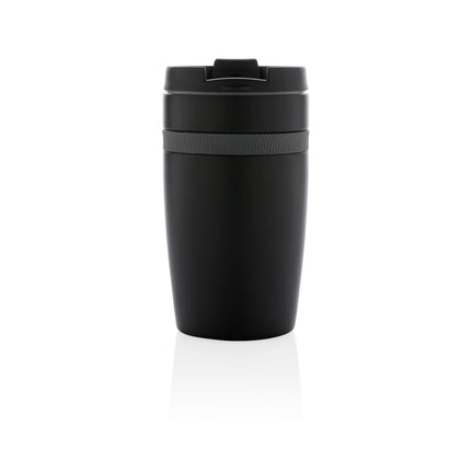  showing a sleek insulated drinkware design with a secure lid.