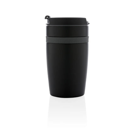 XD Xclusive Sierra leak-proof vacuum coffee tumbler in stainless steel