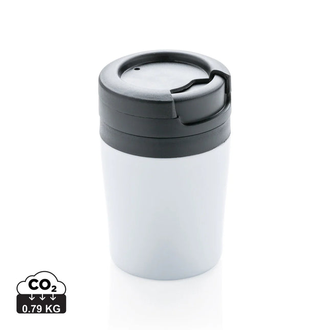  insulated drinkware with a spill-proof lid
