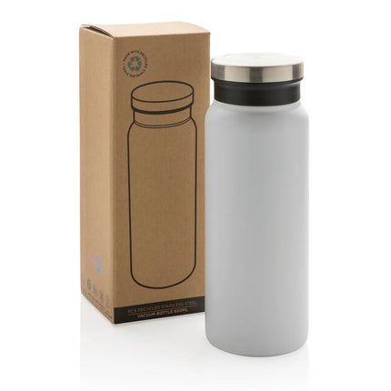 Recycled stainless steel vacuum bottle by XD Collection
