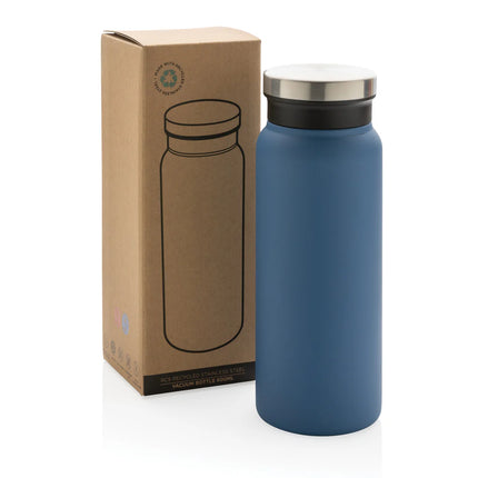 Recycled stainless steel vacuum bottle by XD Collection