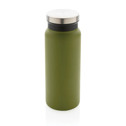  600ML drinkware with sleek design and leak-proof lid.
