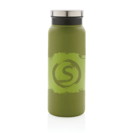 Recycled stainless steel vacuum bottle by XD Collection