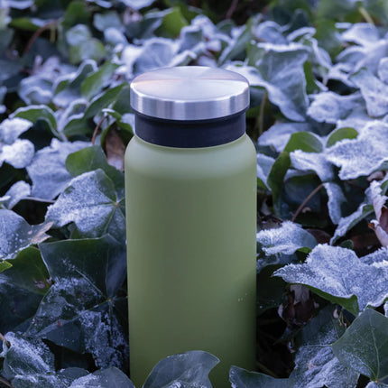 Recycled stainless steel vacuum bottle by XD Collection