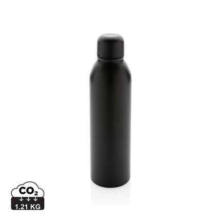 Recycled stainless steel vacuum bottle by XD Collection