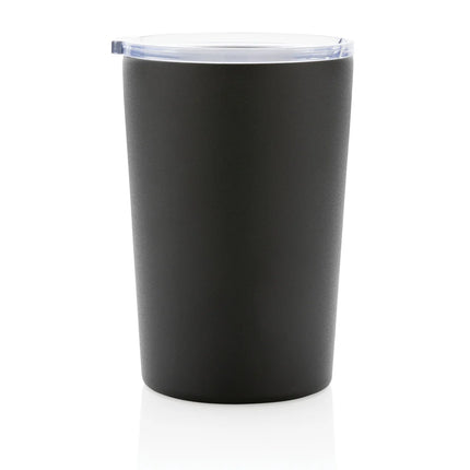 Recycled stainless steel vacuum mug with lid from XD Collection
