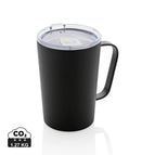 Recycled Stainless steel,Recycled Stainless steel / black / 11.8 x 13 x ø 8.8 cm