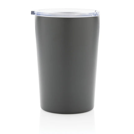 Recycled stainless steel vacuum mug with lid from XD Collection