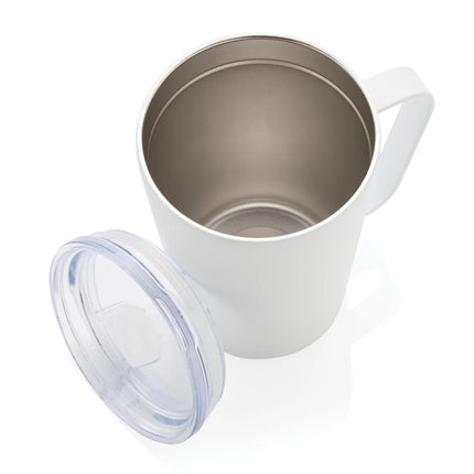  sleek drinkware for hot or cold beverages.