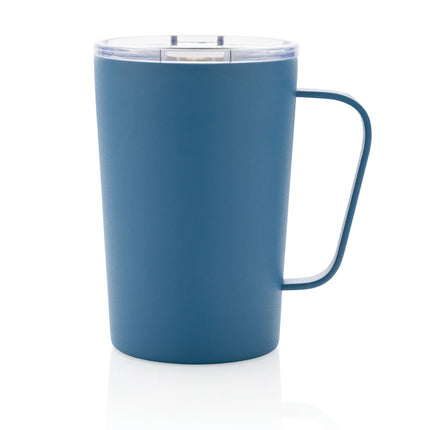Recycled stainless steel modern vacuum mug with lid from XD Collection