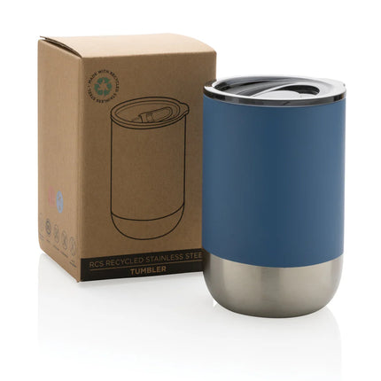 Recycled stainless steel tumbler from XD Collection drinkware line