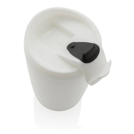 XD Collection GRS Recycled PP tumbler with flip lid