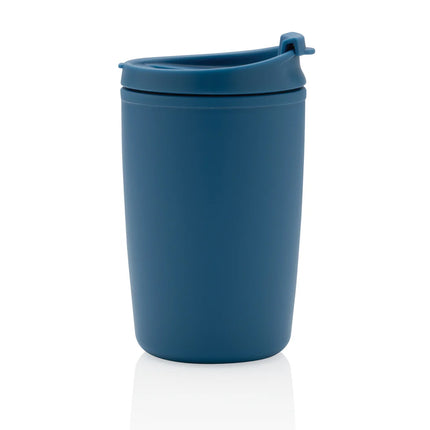 XD Collection GRS Recycled PP tumbler with flip lid