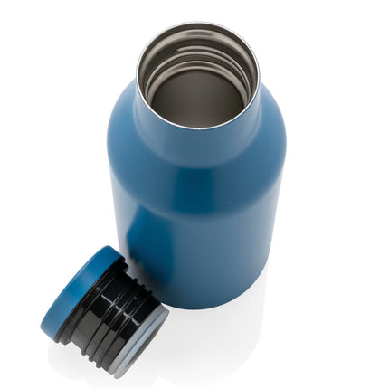 Recycled stainless steel compact bottle from XD Collection in black