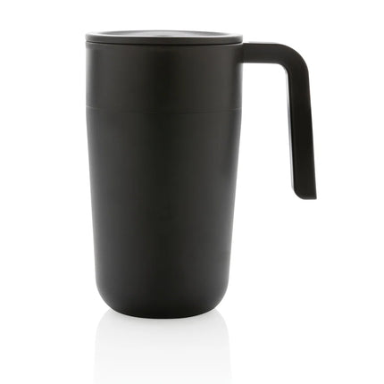 XD Collection recycled PP and stainless steel mug with handle