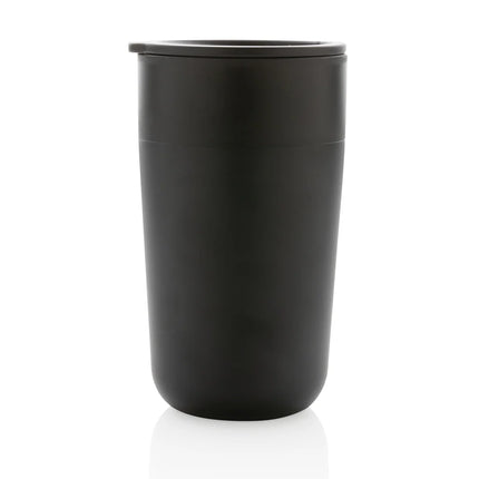 XD Collection GRS recycled polypropylene and stainless steel mug with handle