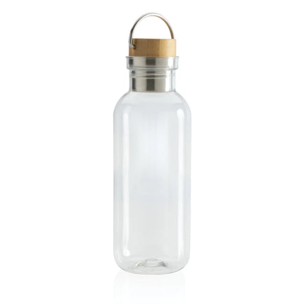XD Collection RCS RPET bottle with bamboo lid and handle