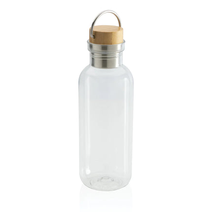 XD Collection RCS RPET bottle with bamboo lid and handle