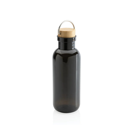 XD Collection RCS RPET drinkware bottle with bamboo lid and handle