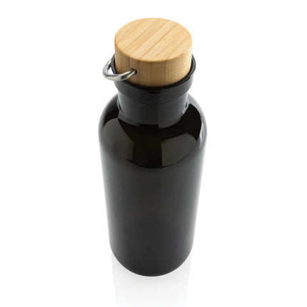 XD Collection RCS RPET bottle with bamboo lid and handle