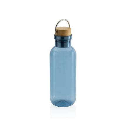 XD Collection RCS RPET drinkware bottle with bamboo lid and handle