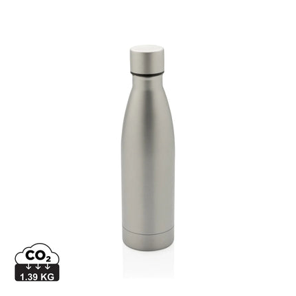 Recycled stainless steel vacuum bottle from XD Collection