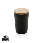 Recycled Polypropylene,Bamboo / black / 12.6 x ø 8.2 cm