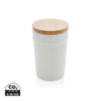 Recycled Polypropylene,Bamboo / white / 12.6 x ø 8.2 cm