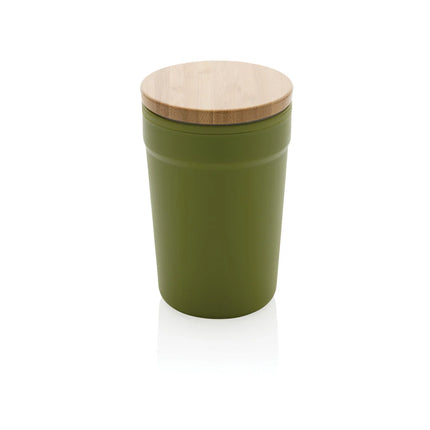  eco-friendly drinkware on a white background.