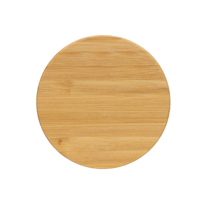 Reusable GRS certified recycled polypropylene mug with bamboo lid from XD Collection for eco-friendly drinking.