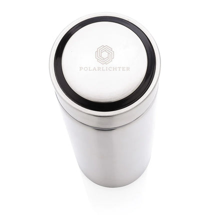  insulated design for hot or cold beverages.