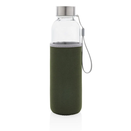 Glass bottle with neoprene sleeve from XD Collection
