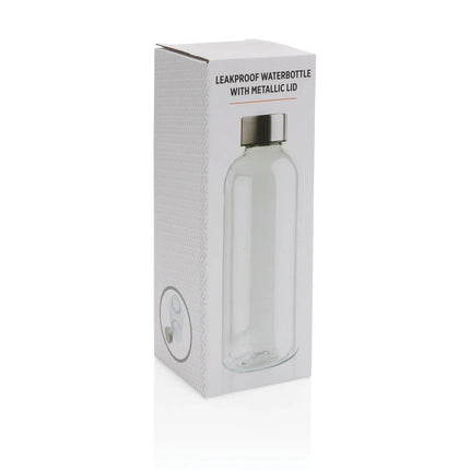 Leakproof water bottle with metallic lid from XD Collection
