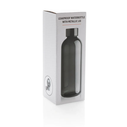 Leakproof water bottle with metallic lid from XD Collection