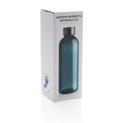 Leakproof water bottle with metallic lid from XD Collection