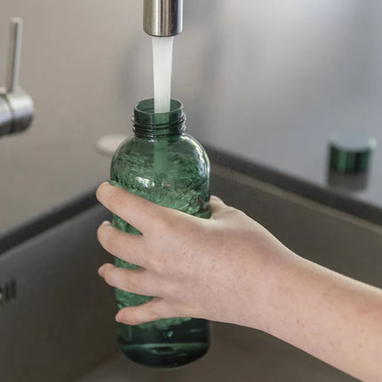 Leakproof water bottle with metallic lid from XD Collection