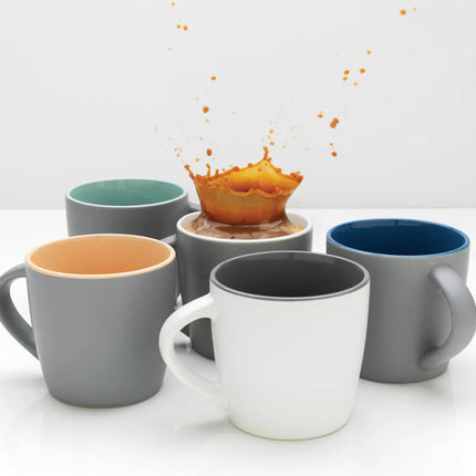 Ceramic XD Collection mug with colorful inner