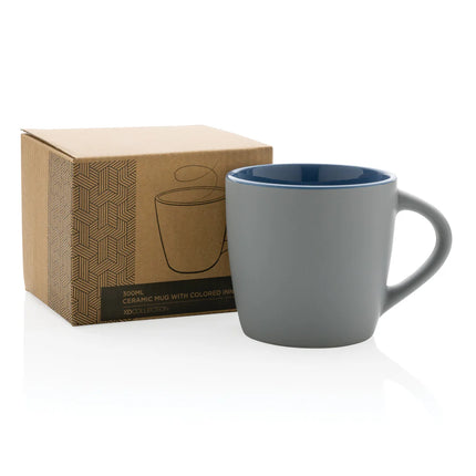 Ceramic XD Collection mug with a colorful inner
