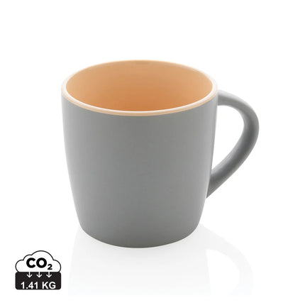 Ceramic mug with a colorful inner design from XD Collection