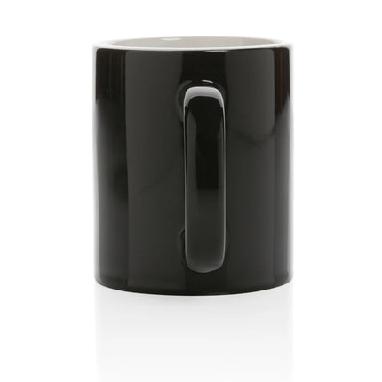  350ml drinkware with a smooth white finish and comfortable handle.