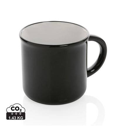  280ml drinkware with a classic design and glazed finish