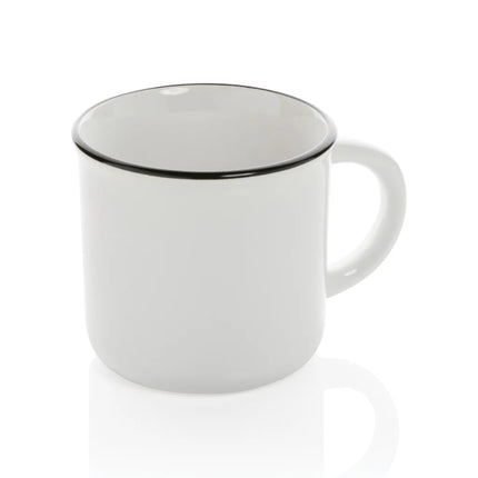  280ml drinkware with classic design and rustic finish.